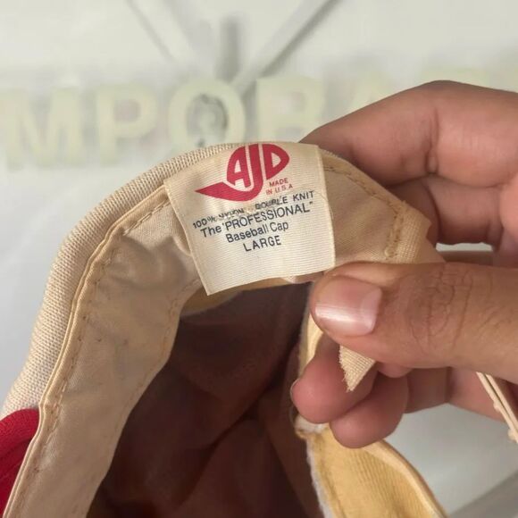 Vintage 80s NFL Houston Oilers Painters Train Cap Snapback Hat - Picture 6 of 6